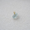 GEMSTONE NUGGET CHARM - AQUAMARINE