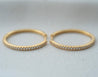 HALO Pavé Slim Hoops (L)