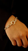 LEON Large Chain Bracelet - Solid Sterling Silver