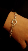REED Large Cable Chain Bracelet - Solid Sterling Silver