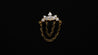 'Empress' Diamonds Flatback Labret