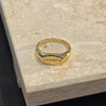 BEA OVAL SIGNET RING 'GROWTH'