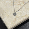 MOON DISK NECKLACE "B'