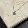 MOON DISK NECKLACE "B'