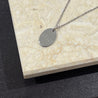 OLEA OVAL DISK NECKLACE 'GRACE'