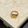 KING SIGNET RING 'D'