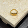 MONET OVAL SIGNET RING 'M'