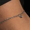 Pillow Heart Charm (Silver)