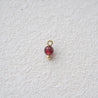 GEMSTONE NUGGET CHARM - RED GARNET