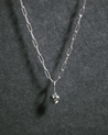 Pillow Heart Charm (Silver)