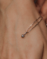Pillow Heart Charm (Silver)