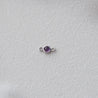 Birthstone Loop Charm - Amethyst (February)