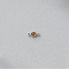 Birthstone Loop Charm - Citrine (November)