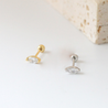 MELE SINGLE MARQUISE CARTILAGE EARRING