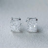 MILA RECTANGULAR DIAMOND STUDS