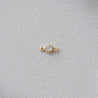 Birthstone Loop Charm - Rainbow Moonstone (June)