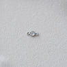 Birthstone Loop Charm - Rainbow Moonstone (June)