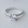 NASH ROUND DIAMOND RING W PAVÉ