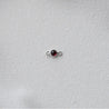 BIRTHSTONE LOOP CHARM - RED GARNET (JANUARY)