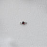 Birthstone Loop Charm - Red Garnet (January)