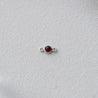 BIRTHSTONE LOOP CHARM - RED RUBY (JULY)